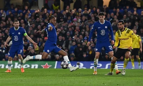 Chelsea - Borussia Dortmund > 2-0:  Vượt khó tại Stamford Bridge, The Blues vào tứ kết Champions League