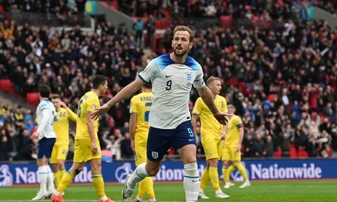 Vòng loại EURO 2024 > Anh 2-0 Ukraine: Kane gia tăng kỷ lục ghi bàn