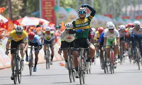 Chặng 2 cuộc đua Xe đạp Cúp Truyền hình TP.HCM: Trần Tuấn Kiệt giành chiến thắng tại Thanh Hóa