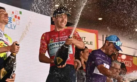 Alexey Lutsenko đăng quang Giro di Sicilia 2023