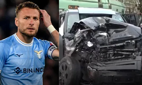 Ciro Immobile thoát chết sau tai nạn giao thông nghiêm trọng
