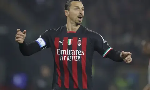Ibrahimovic không nhận được huy chương dù AC MiLan có vô địch Champions League