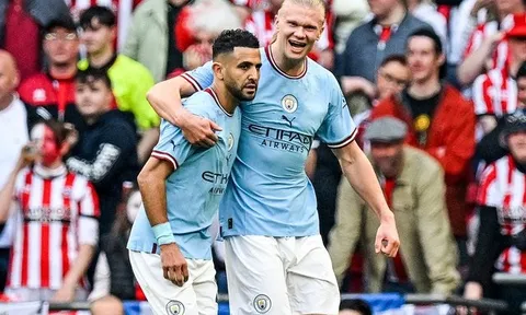 Mahrez lập hattrick đưa Man City vào chung kết FA Cup