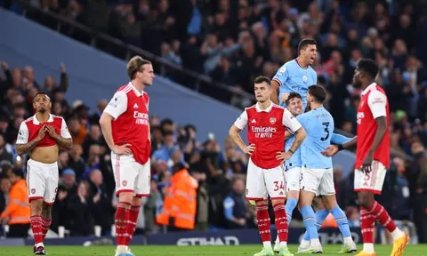 Man City - Arsenal > 4-1: Ván cờ ngã ngũ
