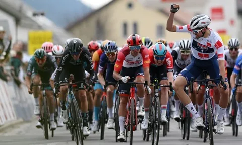 Ethan Vernon vươn lên mặc Áo vàng Tour de Romandie
