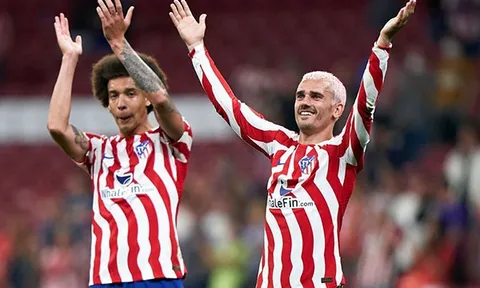 Atletico "hất cẳng" Real Madrid khỏi tốp 2 La Liga