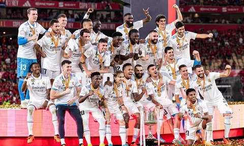 Real Madrid - Osasuna > 2-1: "Dải ngân hà" vô địch Copa del Rey sau 9 năm chờ đợi