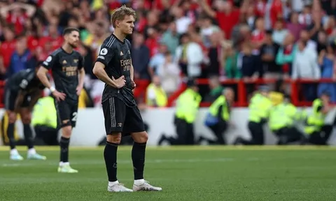 Nottingham - Arsenal > 1-0: Trò chơi kết thúc, Man City chính thức vô địch Premier League 2022-2023