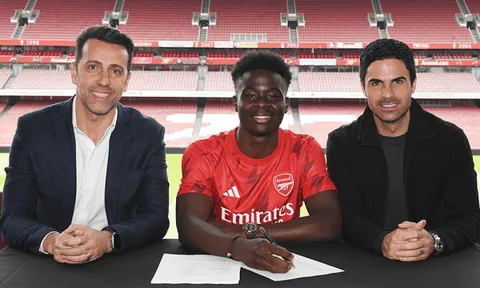 Bukayo Saka hưởng lương cao nhất Arsenal