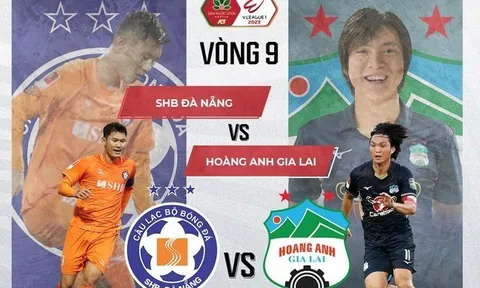 Vòng 9 V.League 2023 > Đà Nẵng - Hoàng Anh Gia Lai (18 giờ ngày 27/5): Chủ nhà khát điểm