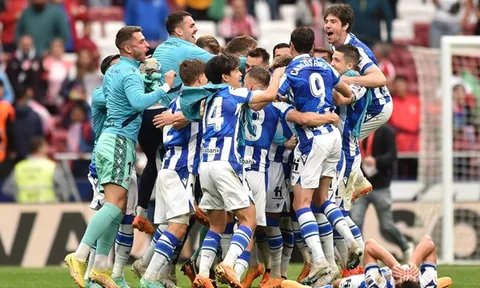Real Sociedad đoạt vé dự Champions League