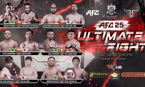 Võ sĩ Phan Huy Hoàng nói gì trước đại chiến đỉnh cao với cao thủ Brazil tại MMA AFC 25