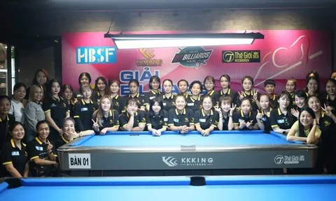 Khởi tranh giải Billiards Pool 9 bi nữ TP.HCM mở rộng 2023