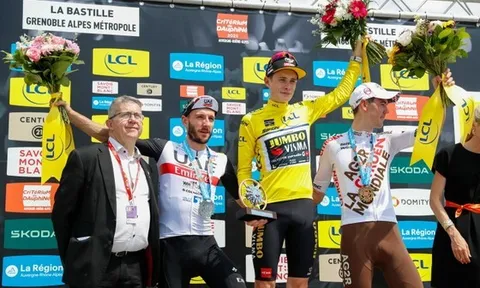 Jonas Vingegaard đăng quang Critérium du Dauphiné 2023
