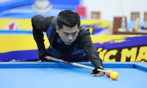 Dương Anh Vũ giành chiến thắng trong dịp trở lại giải Billiards PBA Tour