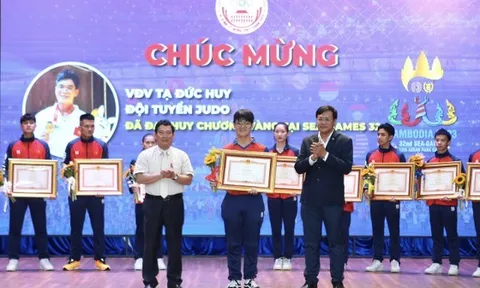 Lễ tuyên dương khen thưởng các vận động viên đoạt huy chương SEA Games 32, Para Games 12