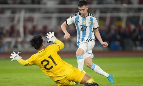 Không Messi, Argentina thắng nhẹ Indonesia