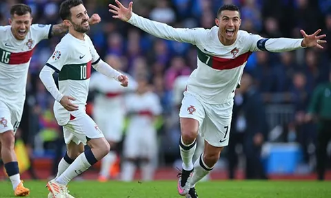 Vòng loại EURO 2024: Ronaldo "cứu rỗi" Bồ và thiết lập kỷ lục
