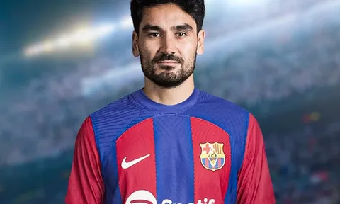Gundogan gia nhập Barcelona