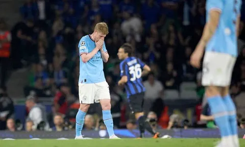 Man City vắng De Bruyne ở đầu mùa giải 2023-2024