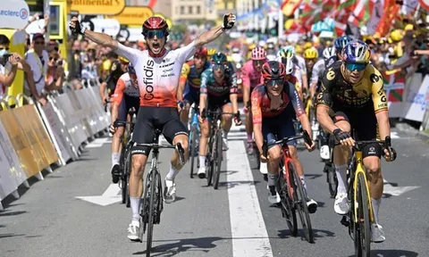Victor Lafay thắng chặng 2 đầy hấp dẫn của Tour de France 2023