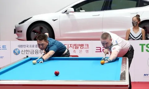 Giải Billiards PBA Tour Hàn Quốc: Mã Minh Cẩm thất bại trước “thiên tài” Caudron