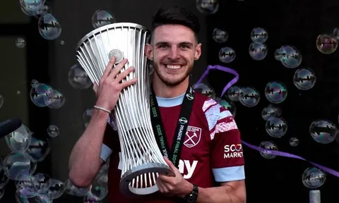 Arsenal vẫn chưa thể hoàn thành thương vụ Declan Rice