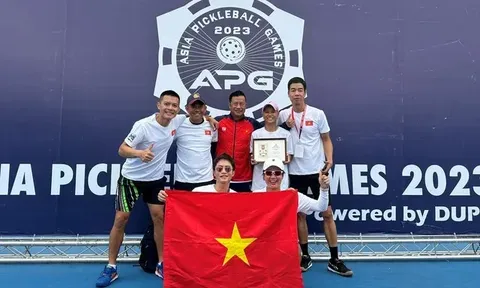 Pickleball Việt Nam đoạt 2 huy chương bạc và 1 huy chương đồng tại giải vô địch châu Á