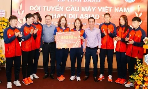 Tuyển thủ cầu mây của Nghệ An được thưởng 84 triệu đồng