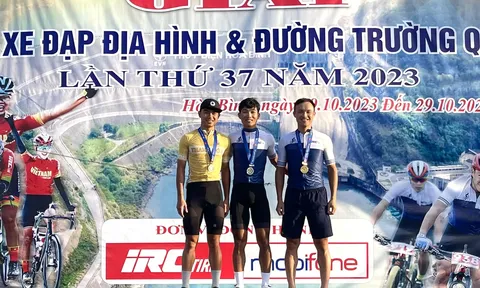 Giải Xe đạp địa hình vô địch quốc gia 2023: Đinh Văn Linh giành 5 huy chương vàng