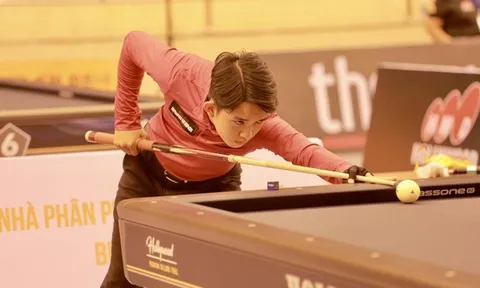 Chiêm Hồng Thái hạ cơ thủ số 1 thế giới, lọt vào vòng 1/16 giải Billiards World Cup Veghel 2023