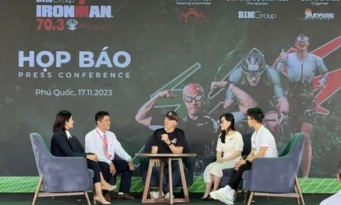 Gần 2.000 vận động viên tham gia tranh tài tại Bim Group Ironman 70.3 Phú Quốc