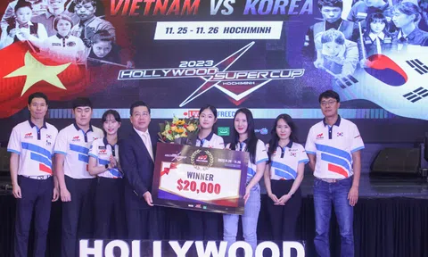 Giao đấu Billiards Hollywood Super Cup 2023: Hàn Quốc thắng xứng đáng