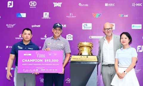 Golfer Adilson da Silva vô địch Vinpearl DIC Legends Việt Nam 2023