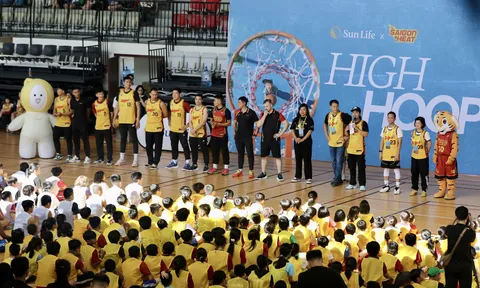 Dàn sao bóng rổ Saigon Heat khuấy động Ngày hội Bóng rổ High Hoop