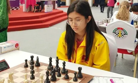 Giải cờ Vua trẻ châu Á 2023: Mai Hiếu Linh giành huy chương vàng nội dung cờ Chớp