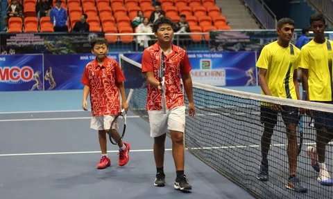 Giải Quần vợt vô địch U14 ITF châu Á: Tiến Anh/Tuấn Phong giành hạng nhất nội dung đôi nam