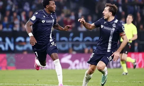 Real Sociedad vào bán kết Cúp nhà Vua Tây Ban Nha