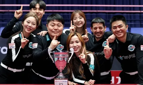 Nguyễn Quốc Nguyện giúp Hana Card vô địch giải Billiards PBA Team League