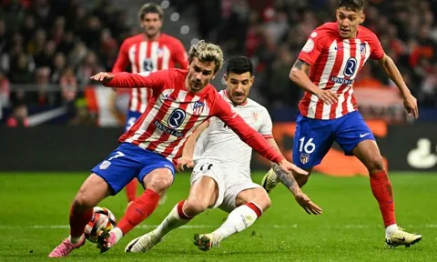 Atletico Madrid thua đau ở bán kết Cúp nhà Vua