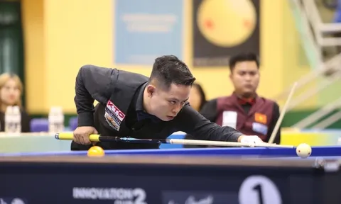 Lê Thành Tiến khởi đầu thuận lợi cho chiến dịch chinh phục làng Billiards thế giới UMB