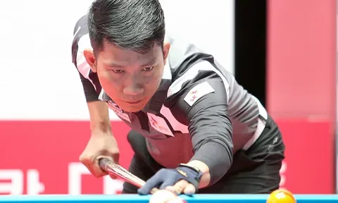 Ngô Đình Nại thắng trận thứ ba liên tiếp ở Round 9 giải Billiards PBA Tour