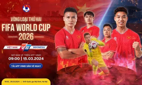 VFF công bố giá vé dự khán trận Việt Nam - Indonesia
