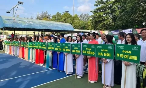 Gần 300 tay vợt tranh tài tại giải Tennis ngành Trang trí Nội thất miền Trung Nam bộ và Tây Nguyên lần thứ 15