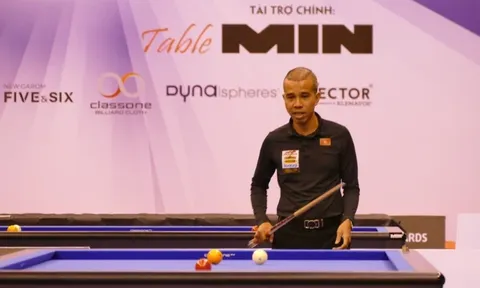 Đội tuyển Việt Nam có chiến thắng đầu tiên ở giải Billiards đồng đội thế giới 2024