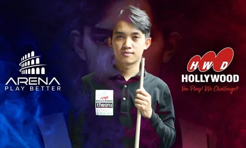 Hollywood và Arena đồng hành cùng nhà vô địch quốc gia Carom 3 băng 2024