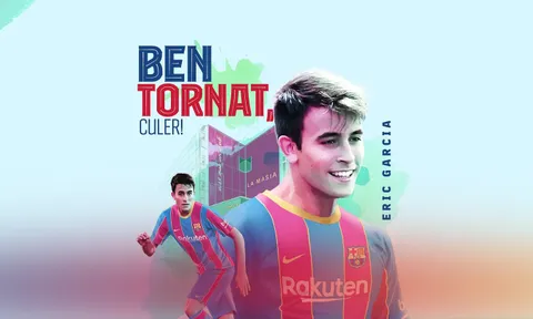 Eric Garcia trở lại Barca