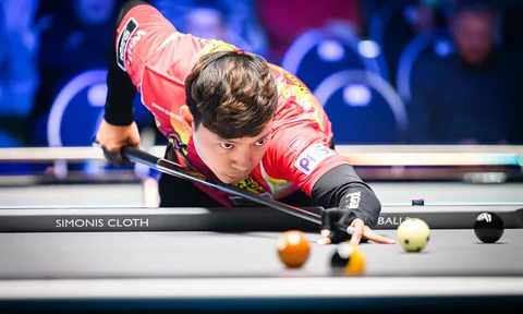Dương Quốc Hoàng khởi đầu mạnh mẽ ở giải Billiards Pool UK Open 2024