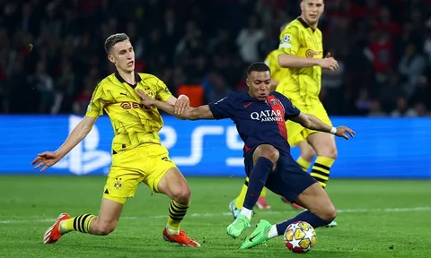 PSG 0-1 (0-2) Dortmund: Les Parisiens bất lực trước "Bức tường vàng"