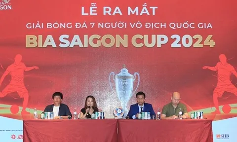 Khởi tranh giải Bóng đá 7 người vô địch quốc gia 2024